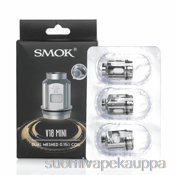 Vape Netistä Smok Tfv18 Minivaihtokelat 0,15 Ohm Dual Tfv18 Mini Mesh Kelat